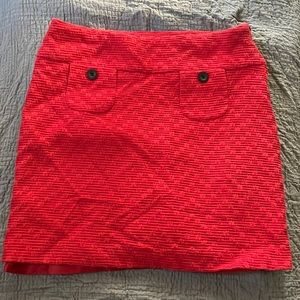 Mossimo vintage red mini skirt size10